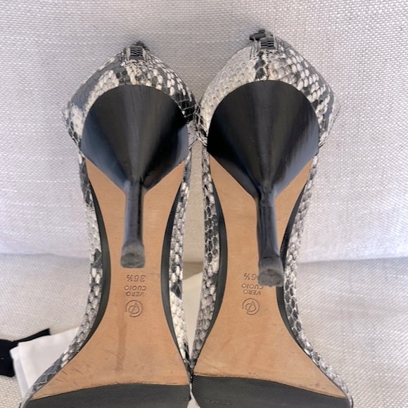 3.1 Phillip Lim snake print mid-heels sandals - Picture 6 of 13